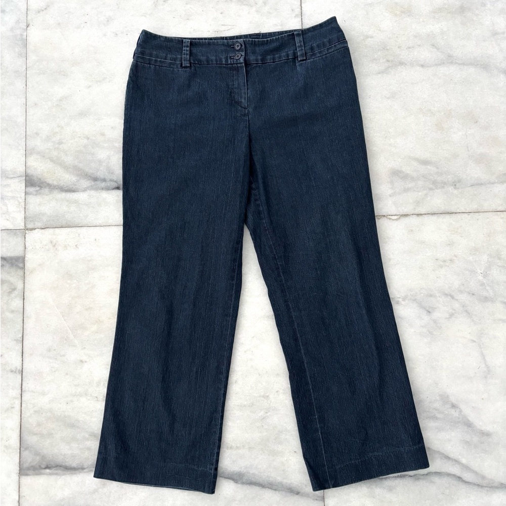 VTG Focus 2000 Bootcut Jeans Mid Rise Dark Wash Womens 14 Minimalist 90s Classic
